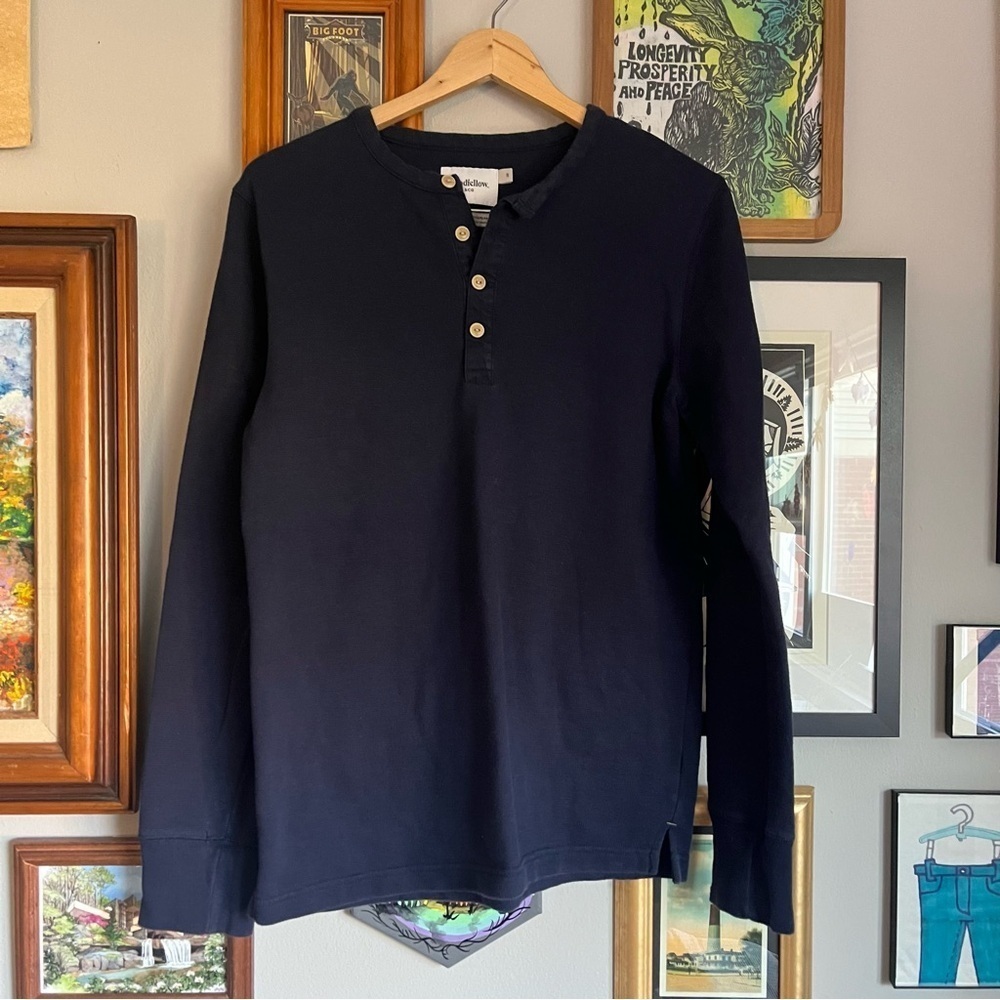 Thermal Navy Shirt - Picture 1 of 3